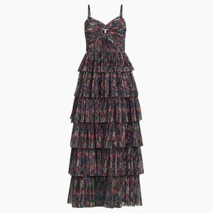 Hutch “Rosey” Floral Tiered Summer Gown — NWT, Size 10 — Wedding/Prom/Formal